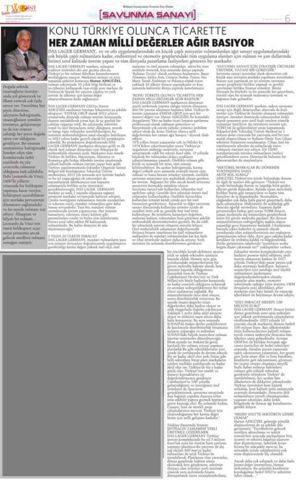 Milliyet - 30 Ağustos 2016 Savunma Sanayi Özel Eki