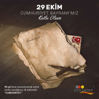29 Ekim Cumhuriyet Bayramımız Kutlu Olsun